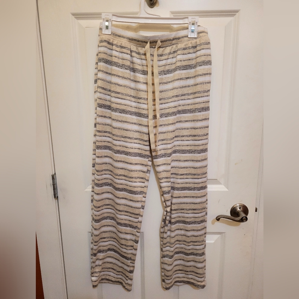 Soft striped pajama pants